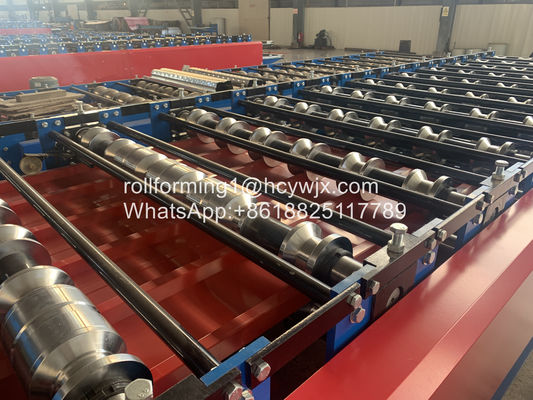 Long Span Noiseless Double  Layer Roll Forming Machine PLC Control