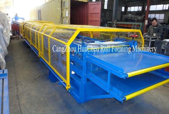 Siemens PLC Double Layer Roof Panel Roll Forming Machine With Hard Rollers No.45 Steel