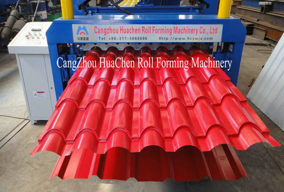 Aluminium Metcopo Step Roof Tile Roll Forming Machine