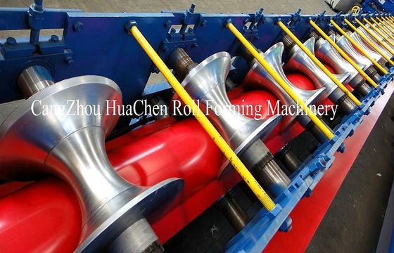 Color Steel Glazed Ridge Cap Roll Forming Machine with PLC Computer Control to Europe