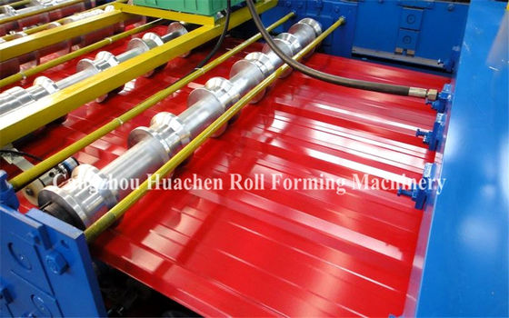 Fully Automatic Glazed Tile Roll Forming Machine Single Roofing Panel Glazed Tile Press Machine