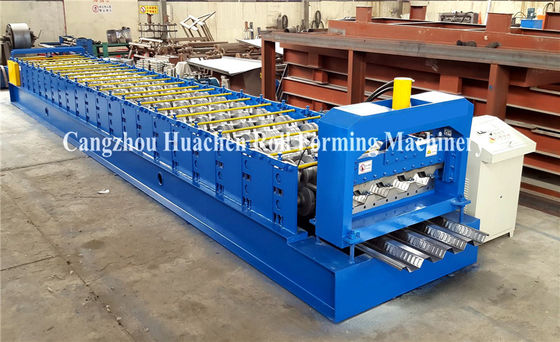 Steel Stucture Decking Floor Deck Roll Forming Machine High Efficiency