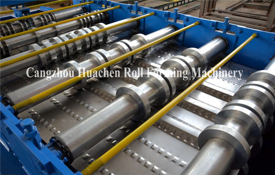 Steel Stucture Decking Floor Deck Roll Forming Machine High Efficiency
