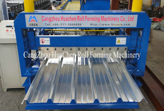 Hi-Rib IBR Roof Sheet Roll Forming Machine Automatic 14 Rows Color Steel Plate