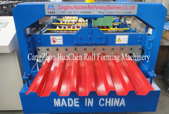 Material Thickness Roofing Sheet Roll Forming Machine 1250 mm Width