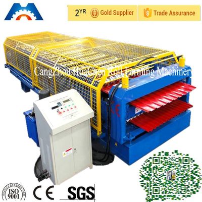 Roof Tile Sheet Roll Forming Machine 380V 50Hz 3 Phases 10/12 Rows
