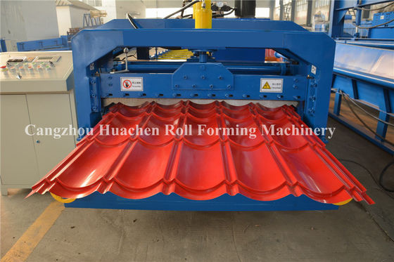 1250mm Automatical Roof Tile Roll Forming Machine 7.5KW 380V , Efficiency