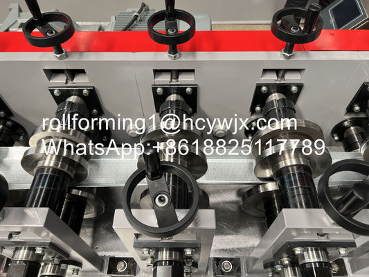 Cold 3phases Metal Stud And Track Roll Forming Machine With Tracking Cut Off