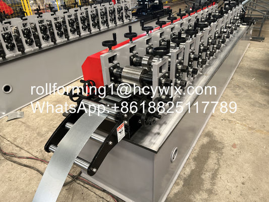Cold 3phases Metal Stud And Track Roll Forming Machine With Tracking Cut Off