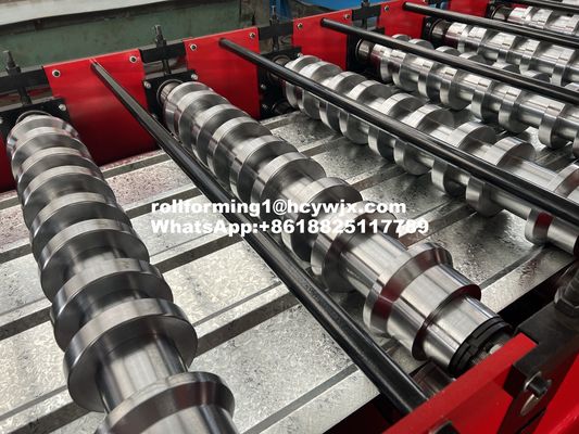 1.2mm Galvanized Coil Floor Decking Machine With Remote Controller