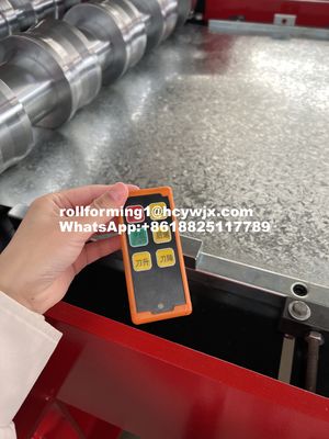 1.2mm Galvanized Coil Floor Decking Machine With Remote Controller
