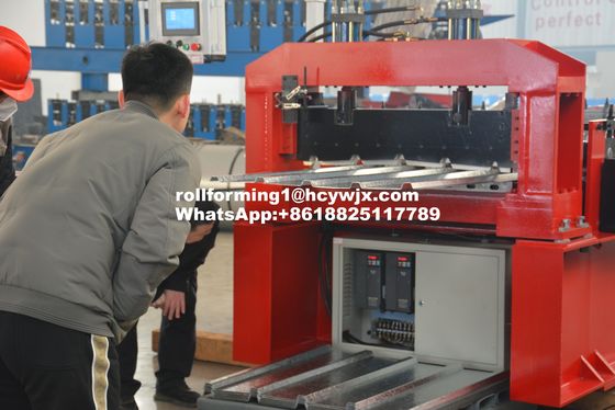 Automatic Galvanized Floor Deck Roll Forming Machine 11+11+7.5KW