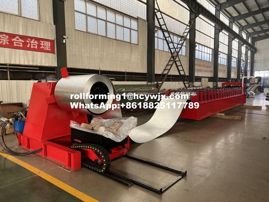 Automatic Galvanized Floor Deck Roll Forming Machine 11+11+7.5KW