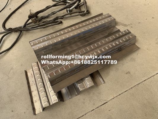Barbados Panel 850mm Floor Deck Roll Forming Machine Plc Control