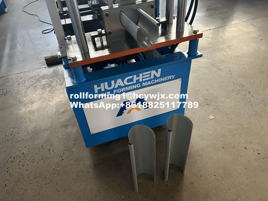 Half Round Rain Gutter Roll Forming Equipment 19 Rows Rollers