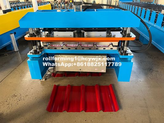 Ibr 0.7mm Roofing Sheet Roll Forming Machine For Dominica Market