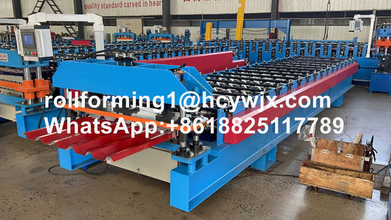 Perfiladeira Trapeze 40 Roofing Roll Forming Machine For Color Steel Plate