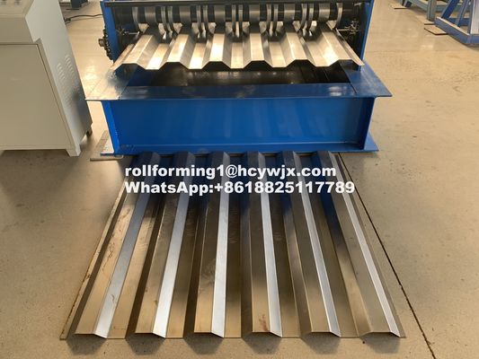 1.5 Inch Double Row Steel Rollforming Machines For Shipping Container Side Profile