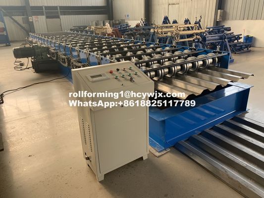 1.5 Inch Double Row Steel Rollforming Machines For Shipping Container Side Profile