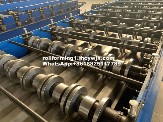 Steel Container CE Wall Panel Roll Forming Machine With 45# Steel Rollers