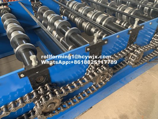 Steel Container CE Wall Panel Roll Forming Machine With 45# Steel Rollers