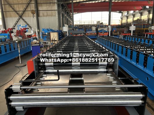 Precise Customizable Roofing Sheet Roll Forming Machine Hydraulic Cutting
