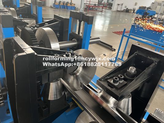 One Click CZ Purlin Interchange Roll Forming Machine Chain Drive