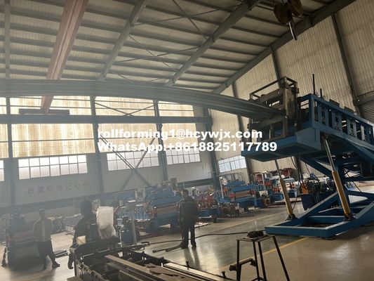 Vaulted Roof Sheets Roll Forming, Forming And Arching All-In-One Machine