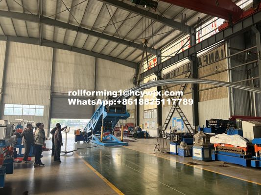 Vaulted Roof Sheets Roll Forming, Forming And Arching All-In-One Machine