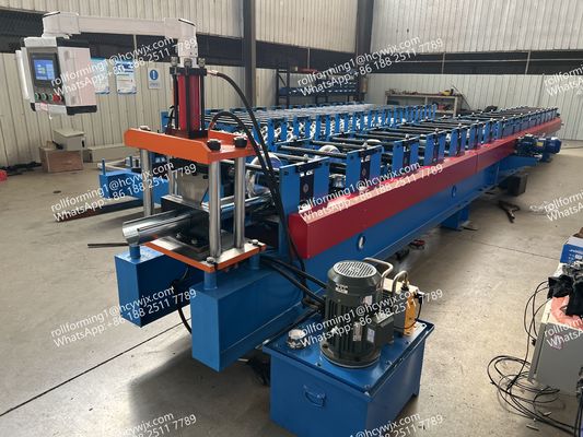 Half Round Gutter Forming Machine Cr 12 High Grade Steel Cutting Blade