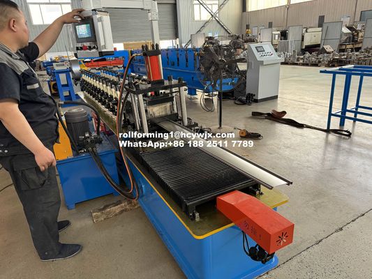 6.5mx1mx1.4m Roller Door Roll Forming Machine For Custom Profiles And Varying Width