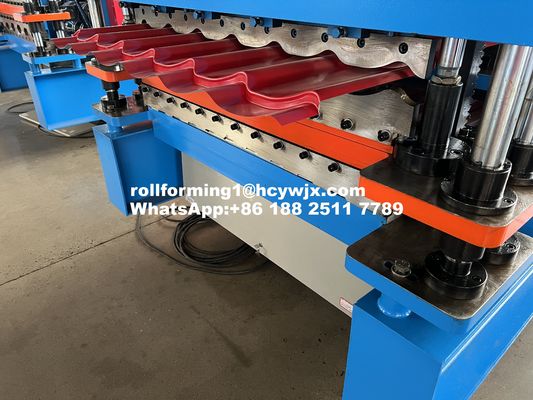 Double Layer Cold Roll Forming Machine With C15 AND TR10-113 PROFILE