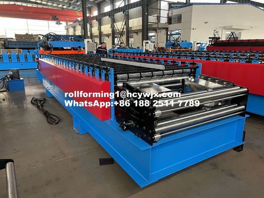 Double Layer Cold Roll Forming Machine With C15 AND TR10-113 PROFILE