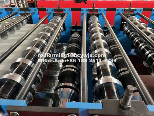 0.3-0.6mm 5.5KW Power Double Layer Roll Forming Machine