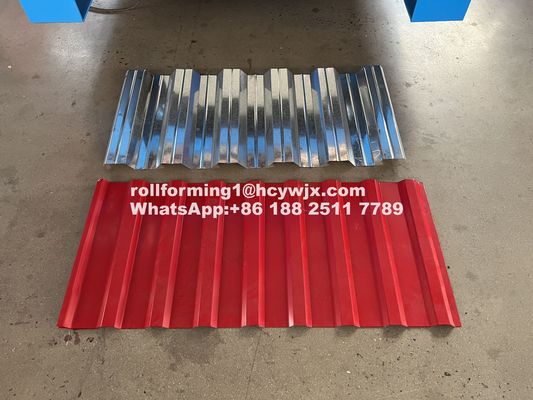 0.3-0.6mm 5.5KW Power Double Layer Roll Forming Machine