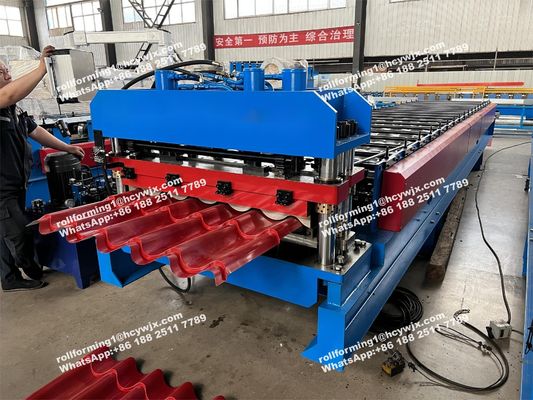 PPGI Color Steel GI Material for Glazed Tile Roll Forming Machine