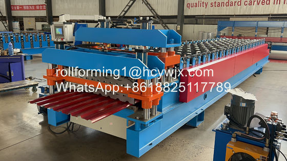 Good Quality Double Layer Roll Forming Machine / Roof Tile Roll Forming Machines Bearing Steel