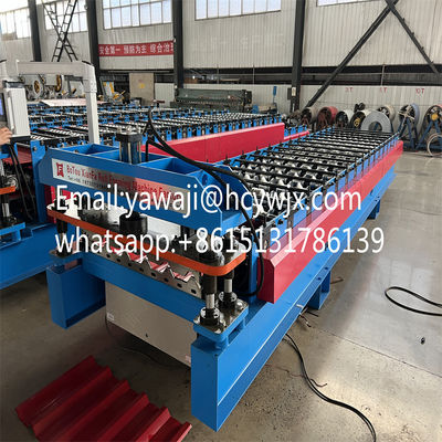 Galvanized Steel Metal Rolling Roofing Sheet Tiles Making Machine Trapezoidal Roof Roll Forming Machine