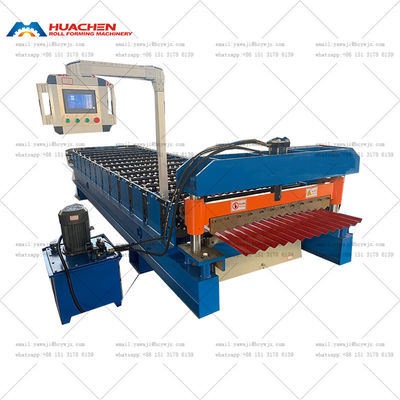 Corrugated Tile Panle Roll Forming Machine For Ppgi Roof Roll Forming Machine