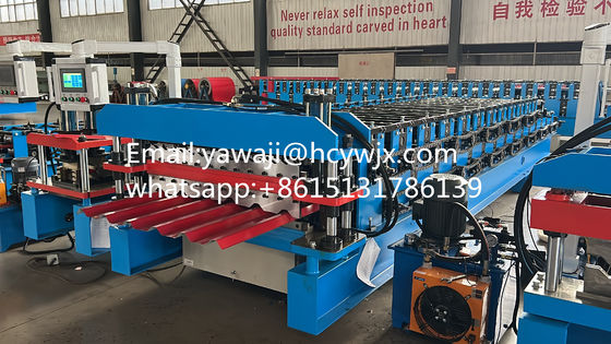 Double Layer Galvanized Tile Roofing Sheet Making Roll Forming Machine