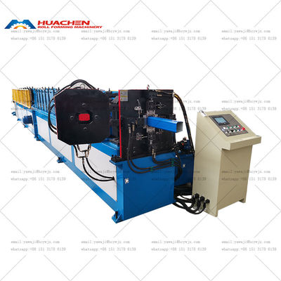 Full Automatic  Rain Gutter Making Machine And Downpipe / Downspout Roll Forming Machine/ Elbow Forming Machine
