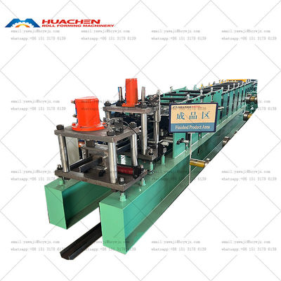 PLC Control C Purlin Roll Forming Machine With 14-18 Roller Stations