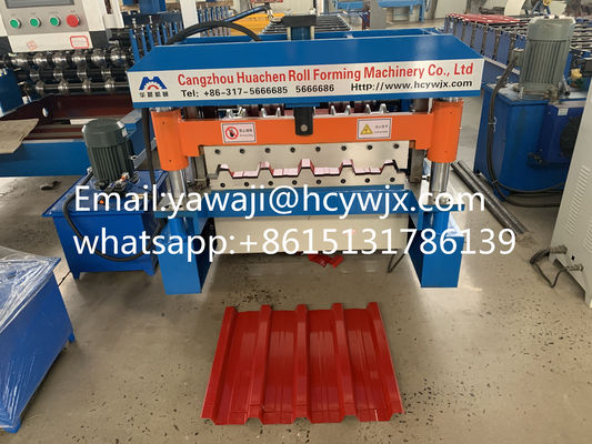 Trapezoidal Roof Sheet Forming Machine / Roll Forming Sheet IBR Roof Sheet Making Machine