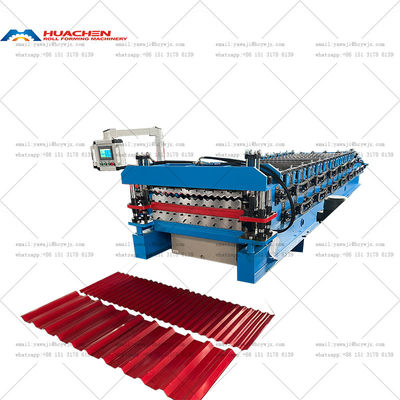 Automatic Double Layer Roll Forming Machine Steel Roofing Sheet Roof Tile Making