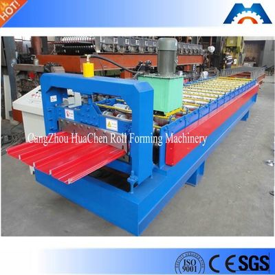 15m/min Door Frame Roll Forming Machine Hydraulic With Motor Pump And PLC