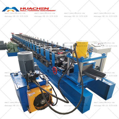 15m/min Door Frame Roll Forming Machine Hydraulic With Motor Pump And PLC