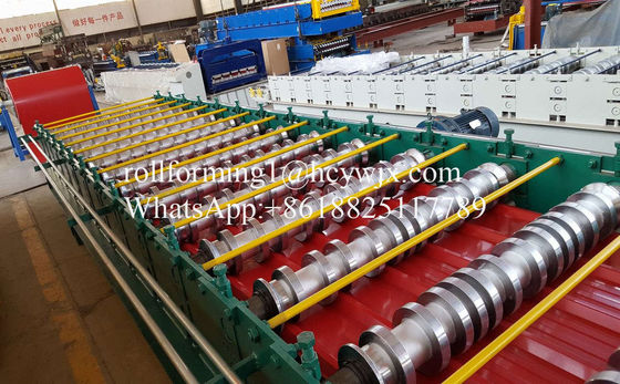Roofing Corrugated Sheet 8kw Cold Roll Forming Machine