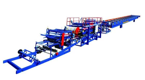 Ppgi Continuous Sandwich Panel Line Eps Sandwich Panel Making Machine