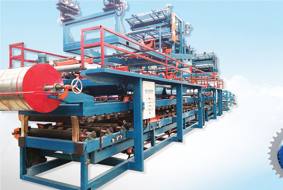 Wall / Roof Sandwich Panel Roll Forming Machine Rock Wool Sandwich Plate Machine