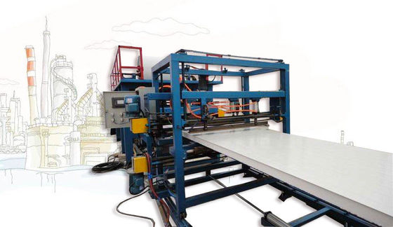 Rock Wool Sandwich Panel Production Line Roll Forming Machine 250mm Thickness